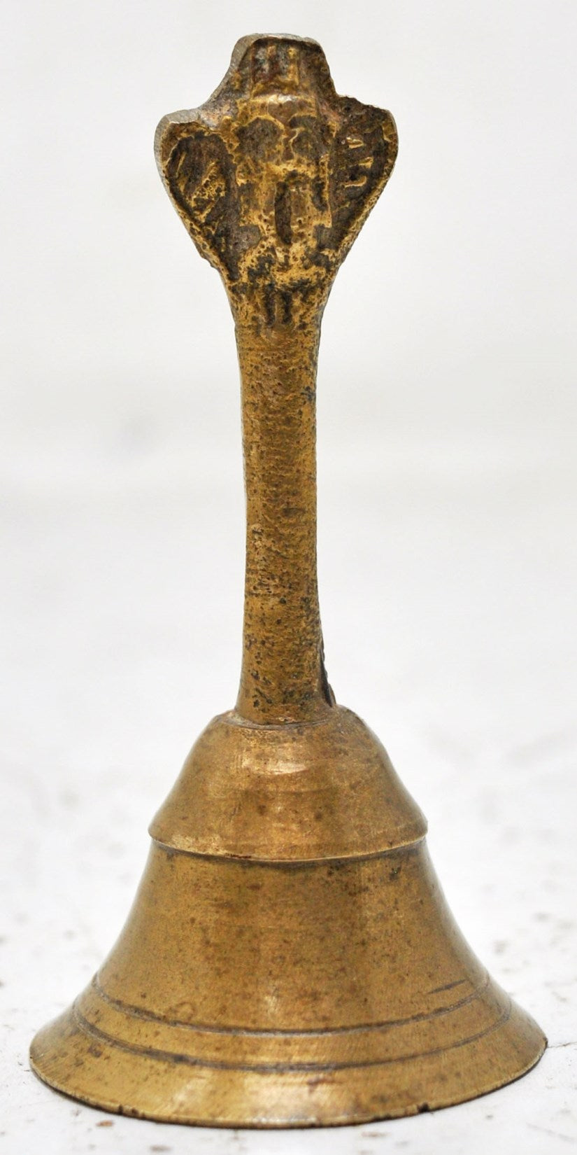Antique Brass Temple Aarti Bell Original Old Hand Crafted Engraved