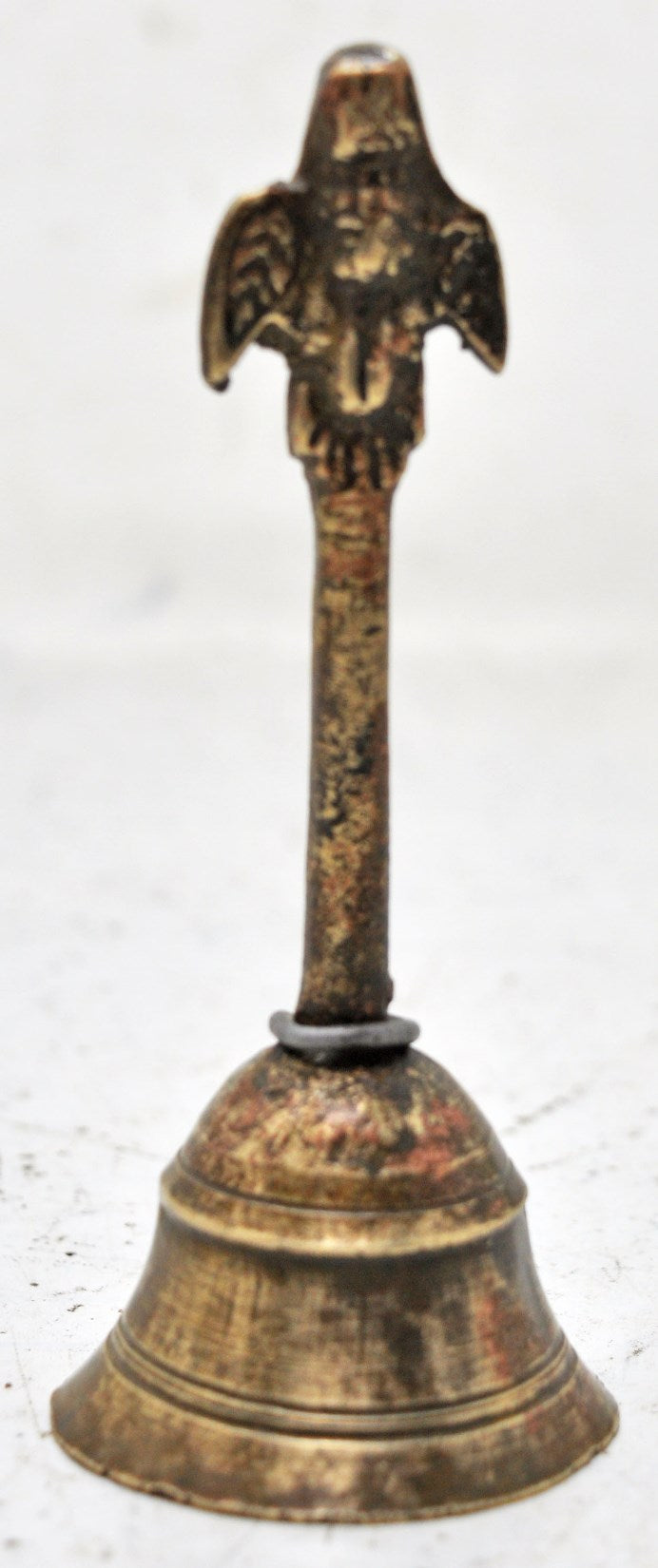 Antique Brass Temple Aarti Bell Original Old Hand Crafted Engraved