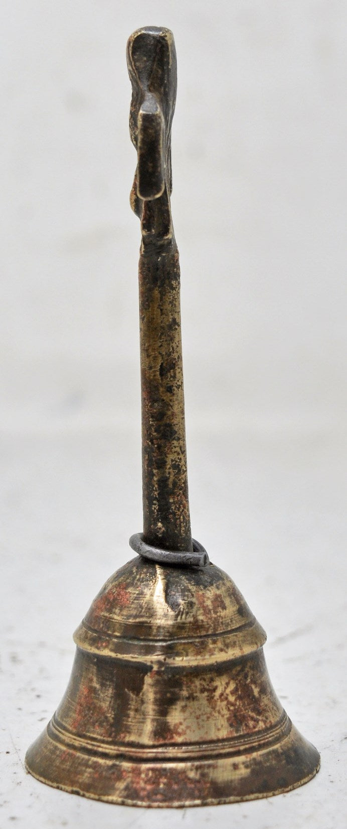 Antique Brass Temple Aarti Bell Original Old Hand Crafted Engraved