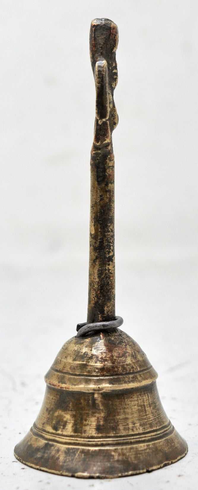 Antique Brass Temple Aarti Bell Original Old Hand Crafted Engraved