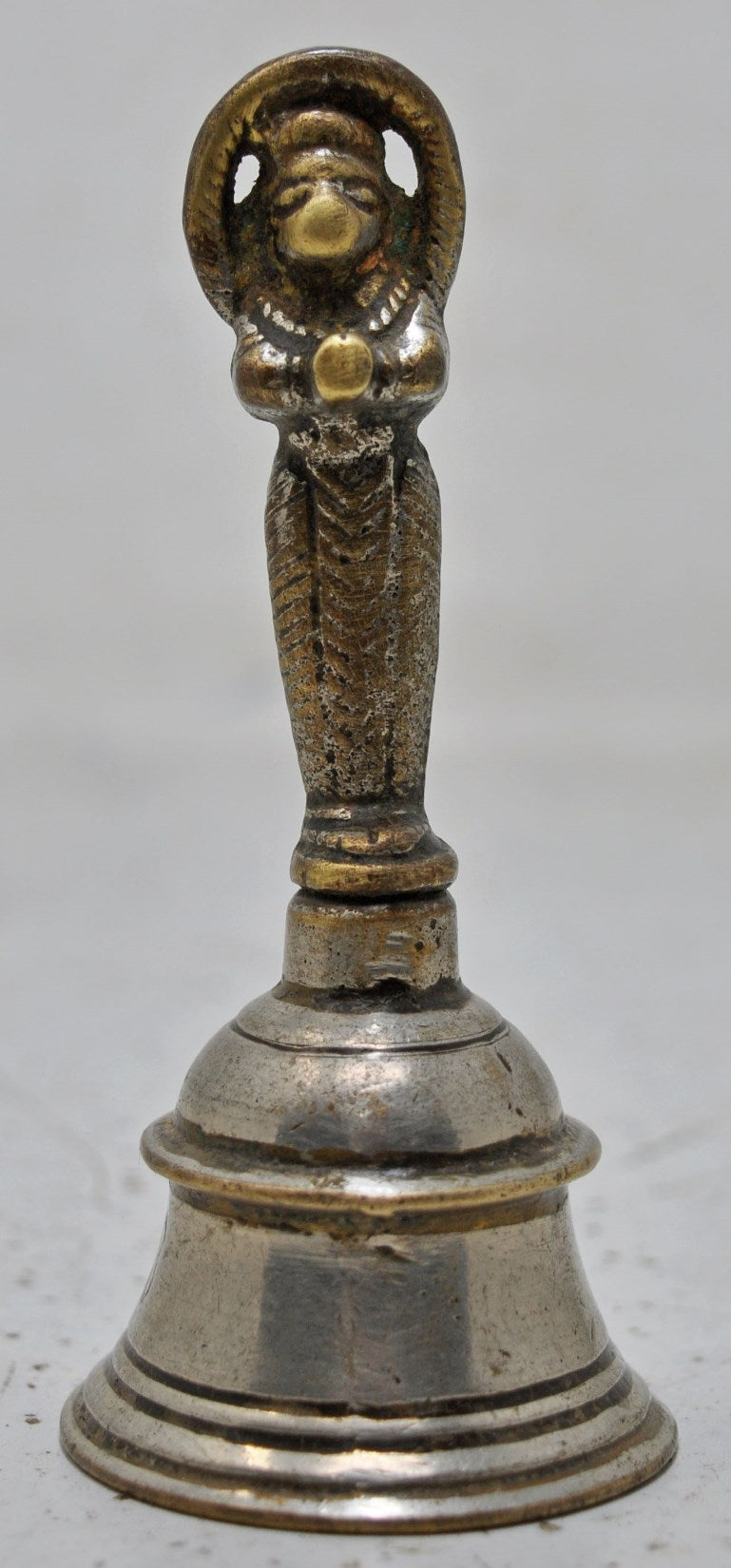 Antique Brass God Hanumana Temple Aarti Bell Original Old Hand Crafted Engraved