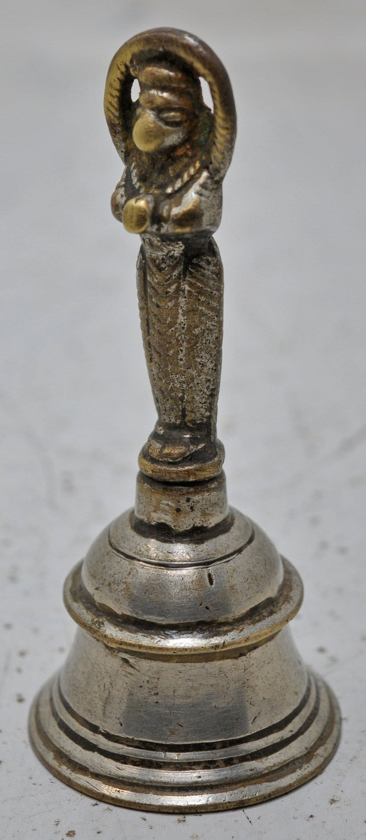 Antique Brass God Hanumana Temple Aarti Bell Original Old Hand Crafted Engraved