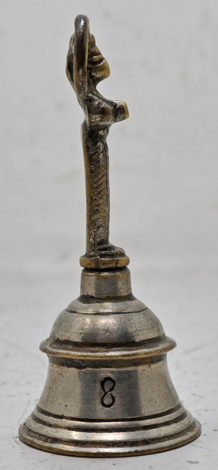 Antique Brass God Hanumana Temple Aarti Bell Original Old Hand Crafted Engraved