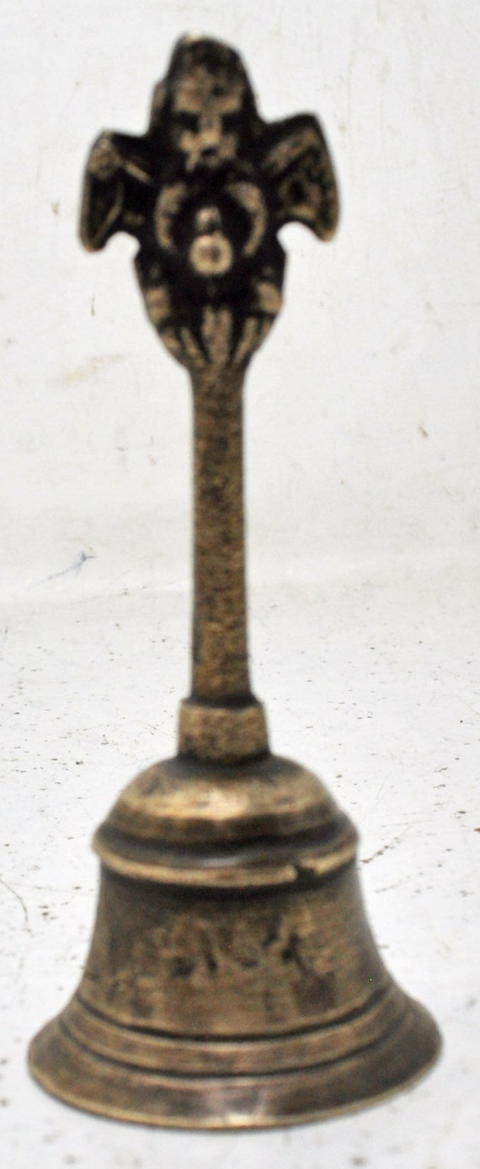 Antique Brass Garuda Temple Aarti Bell Original Old Hand Crafted Engraved