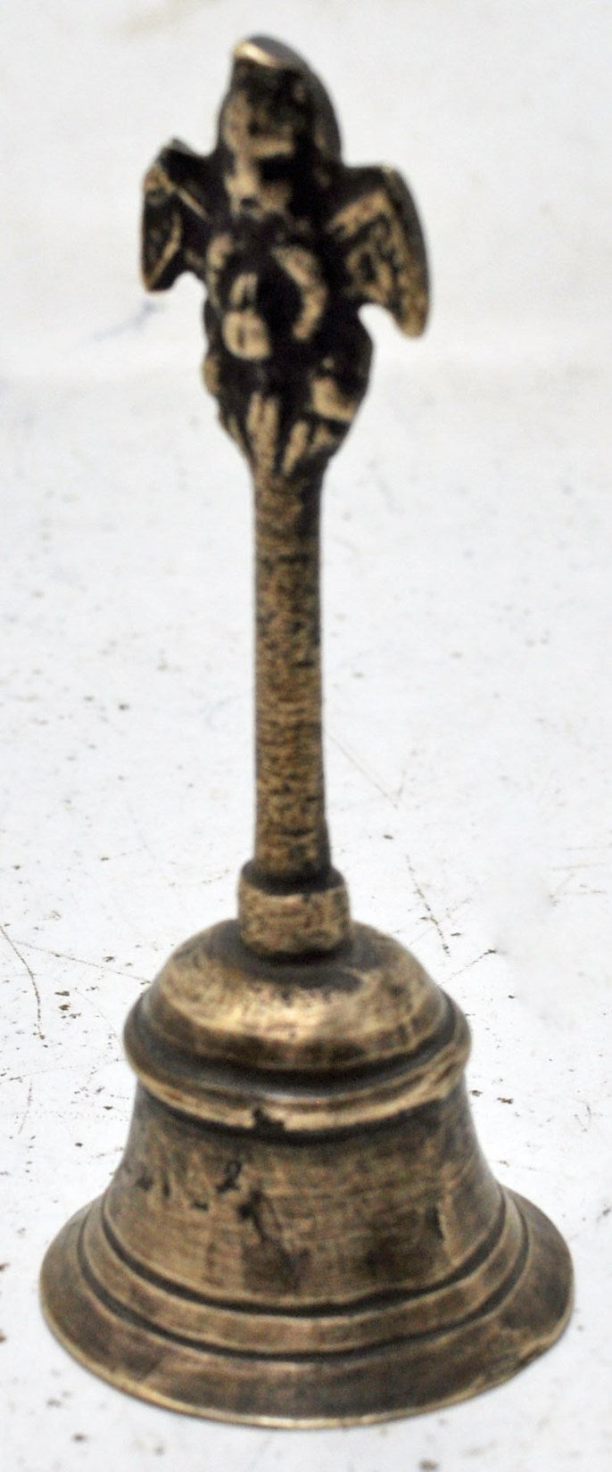 Antique Brass Garuda Temple Aarti Bell Original Old Hand Crafted Engraved