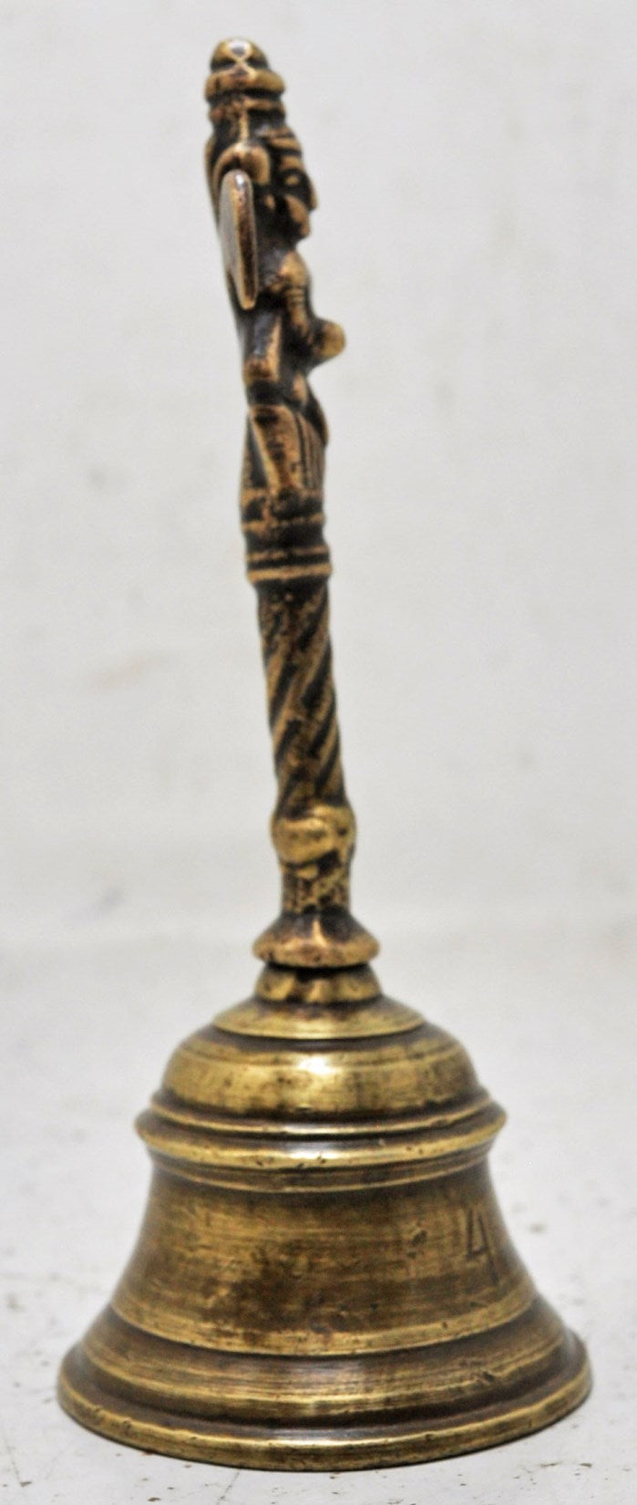 Antique Brass Garuda Temple Aarti Bell Original Old Hand Crafted Engraved