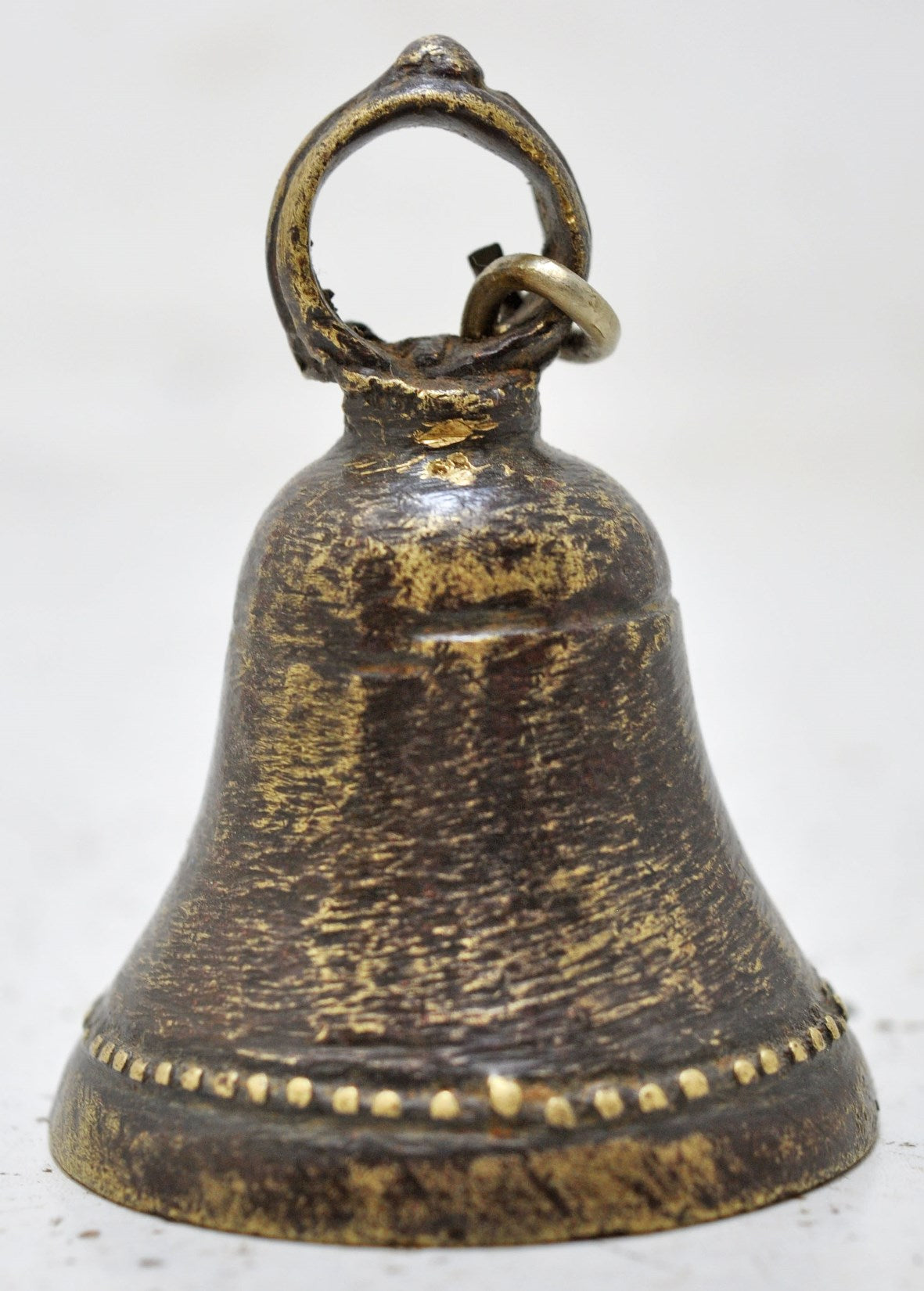 Antique Brass Animals Hanging Cow Bell Original Old Hand Crafted