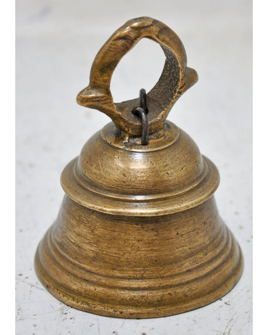 Antique Brass Animals Hanging Cow Bell Original Old Hand Crafted