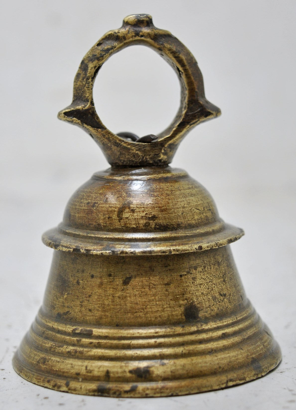 Antique Brass Animals Hanging Cow Bell Original Old Hand Crafted