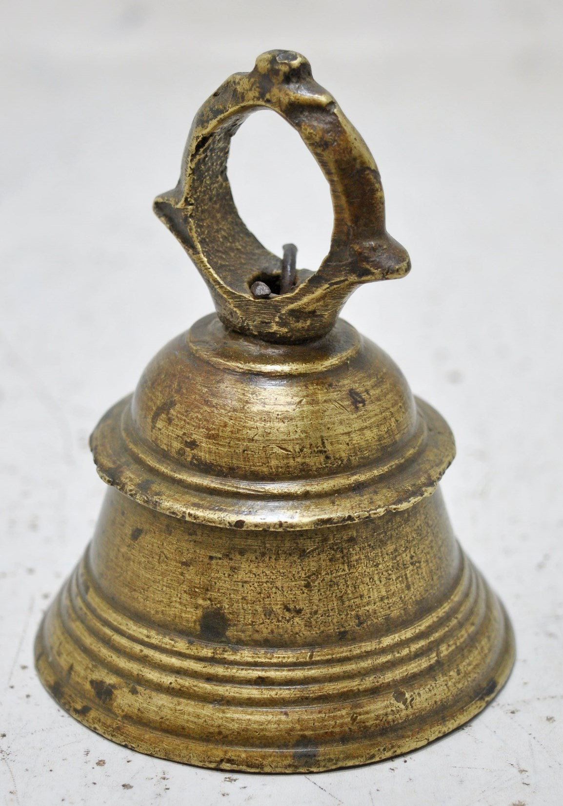 Antique Brass Animals Hanging Cow Bell Original Old Hand Crafted