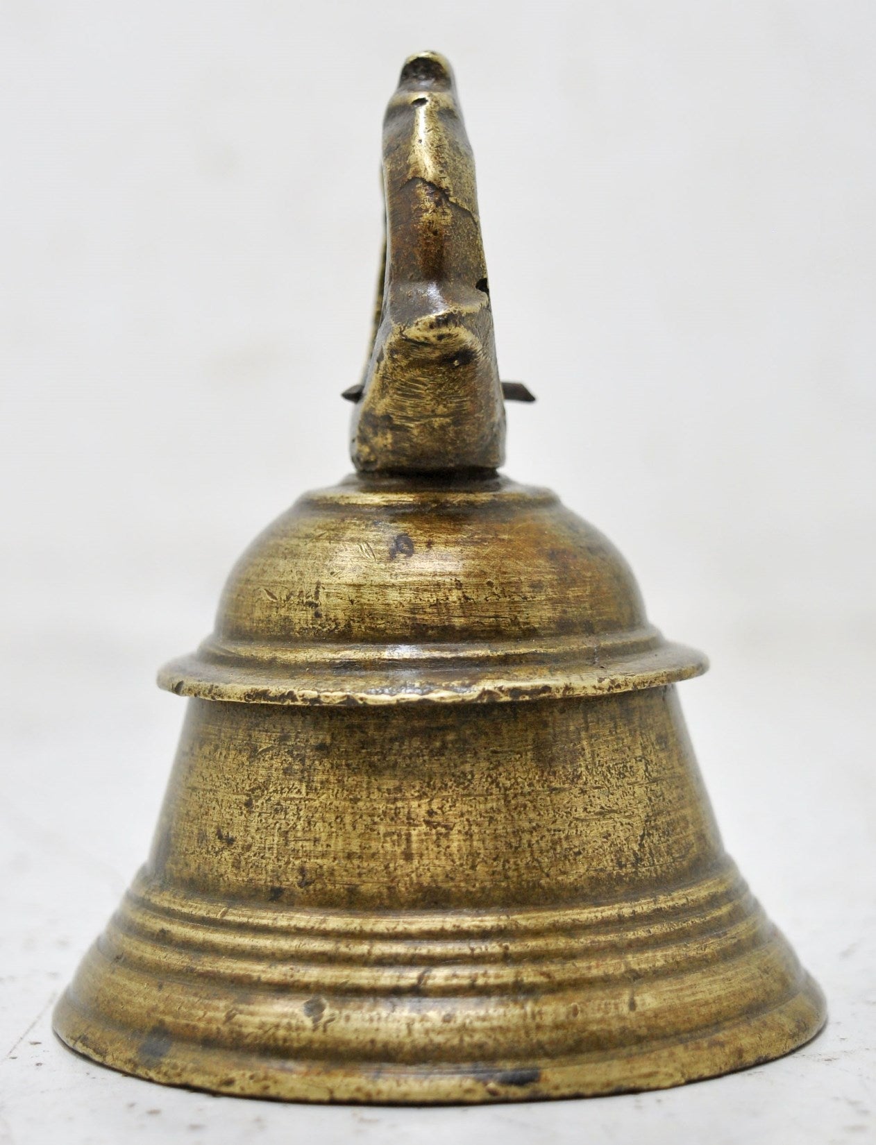 Antique Brass Animals Hanging Cow Bell Original Old Hand Crafted