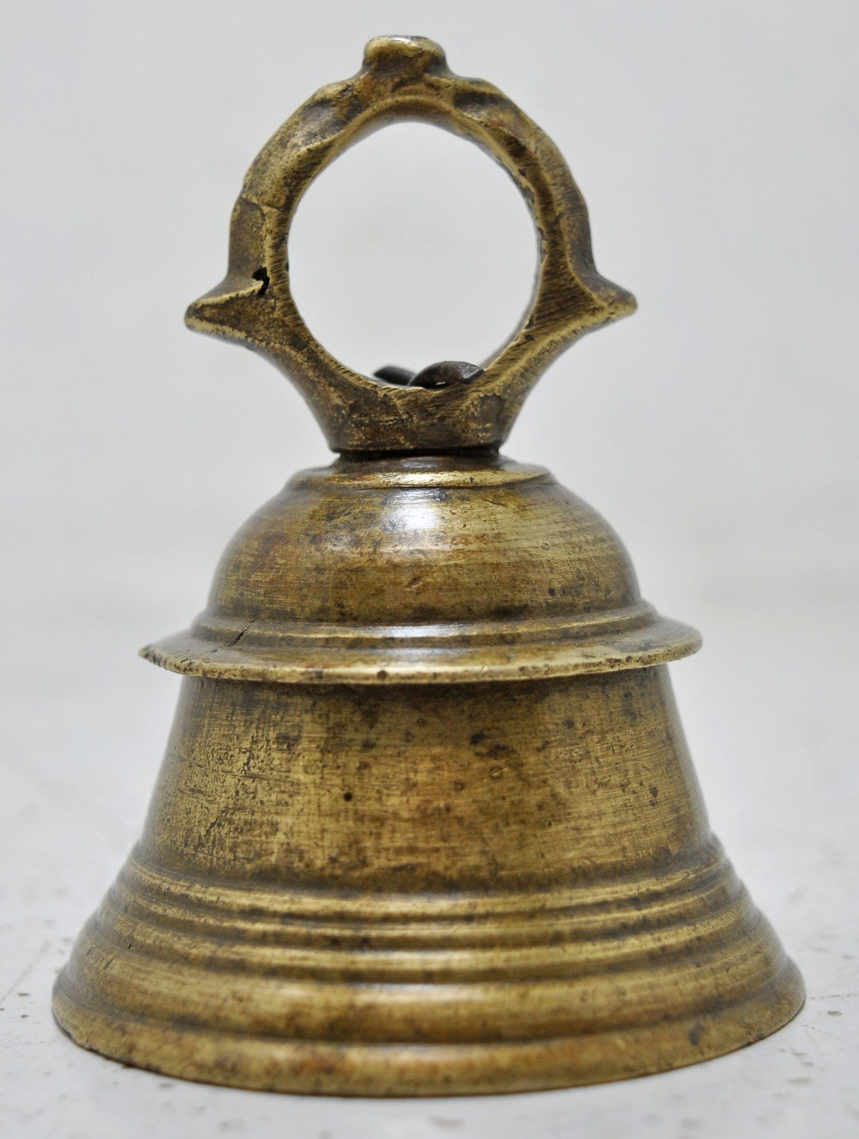 Antique Brass Animals Hanging Cow Bell Original Old Hand Crafted