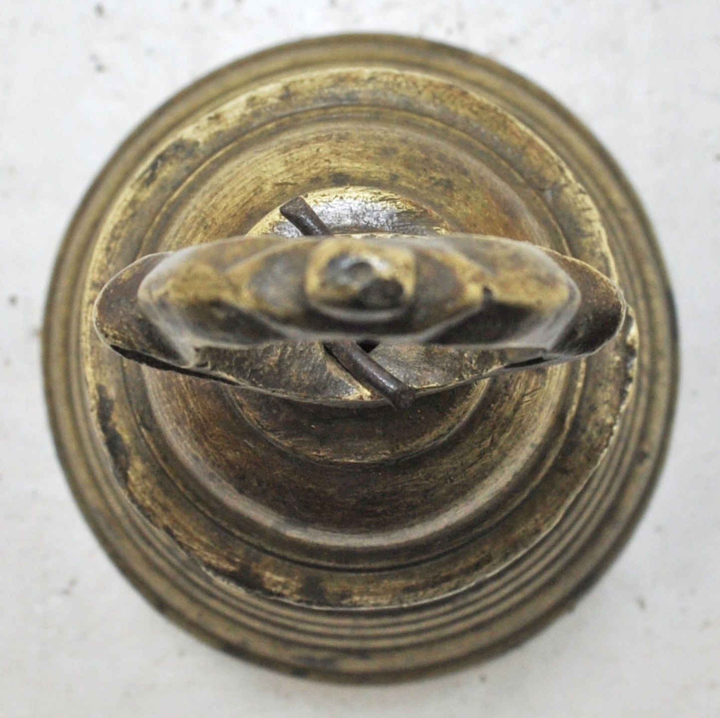 Antique Brass Animals Hanging Cow Bell Original Old Hand Crafted