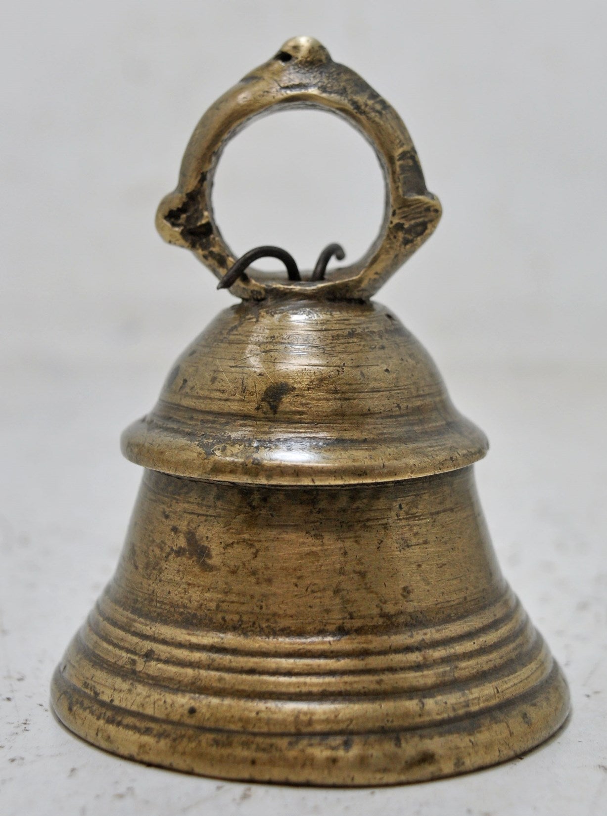 Antique Brass Animals Hanging Cow Bell Original Old Hand Crafted