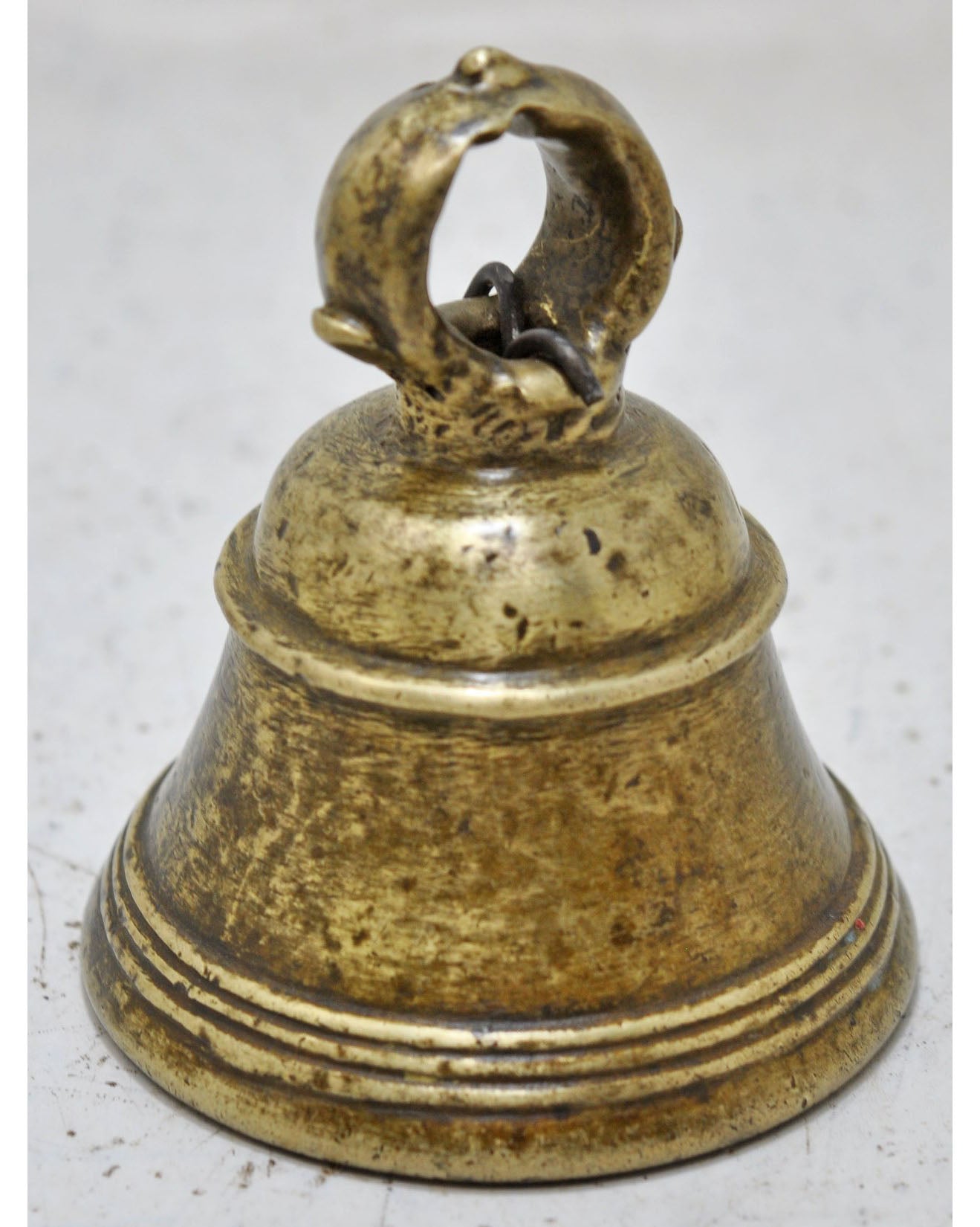 Antique Brass Animals Hanging Cow Bell Original Old Hand Crafted