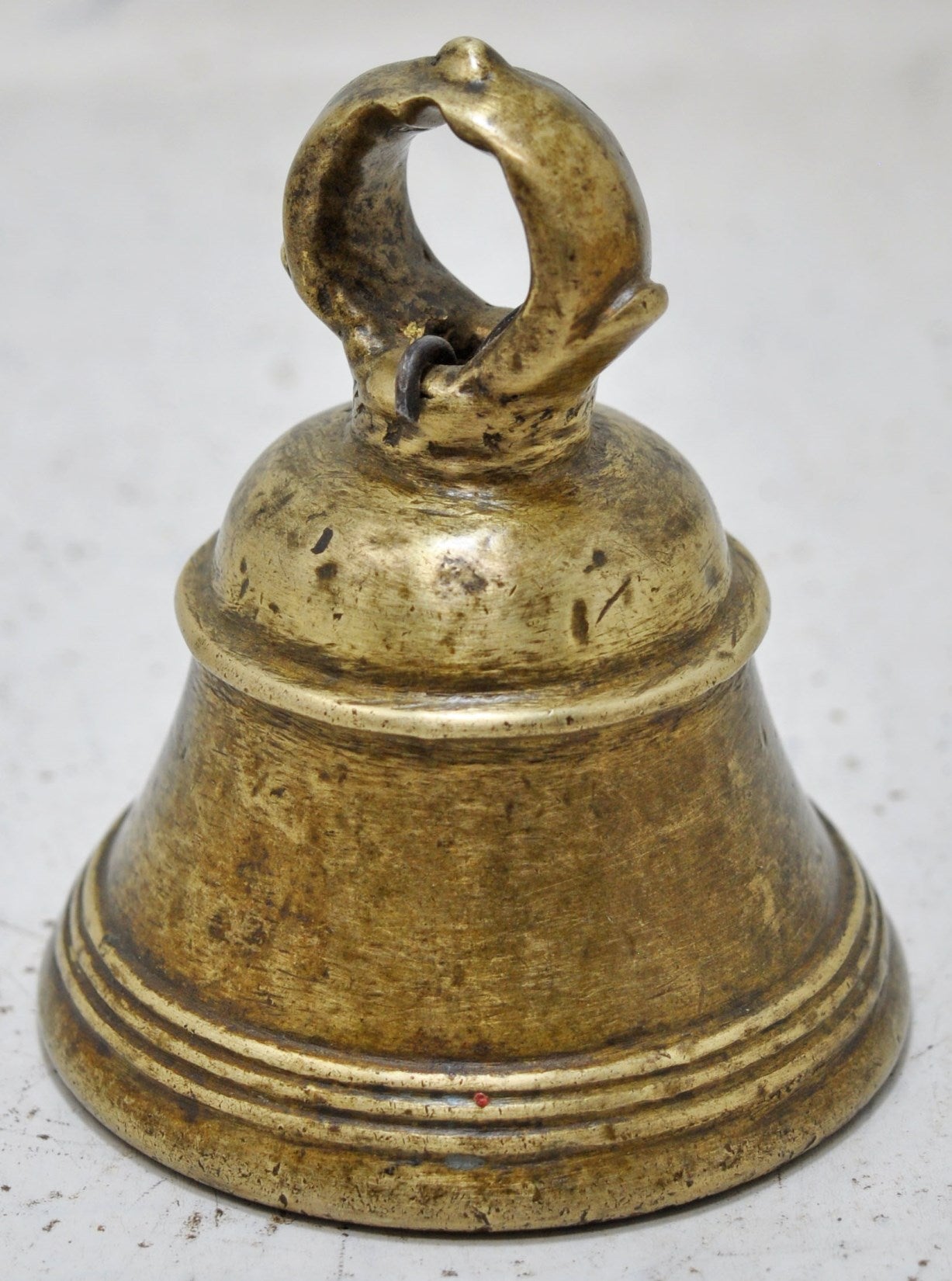 Antique Brass Animals Hanging Cow Bell Original Old Hand Crafted