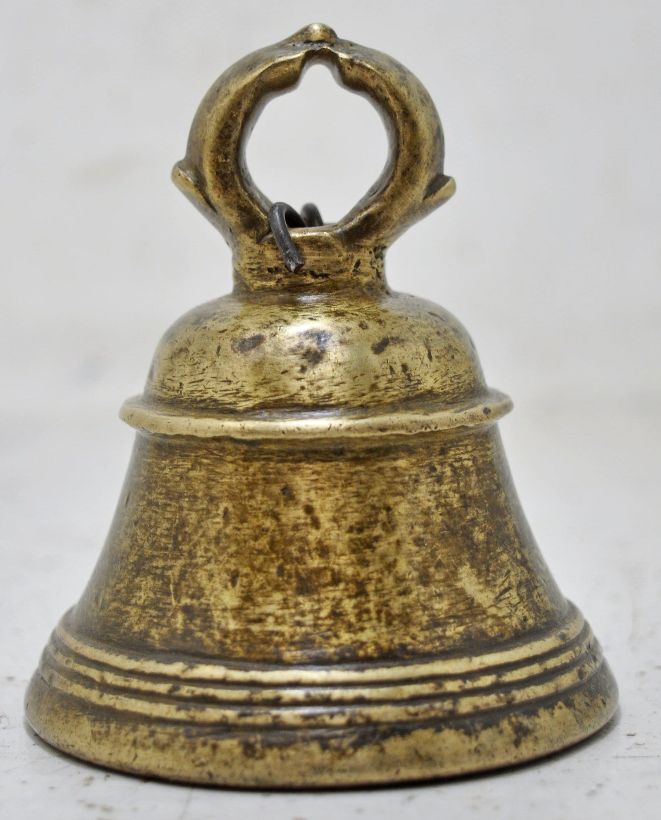 Antique Brass Animals Hanging Cow Bell Original Old Hand Crafted