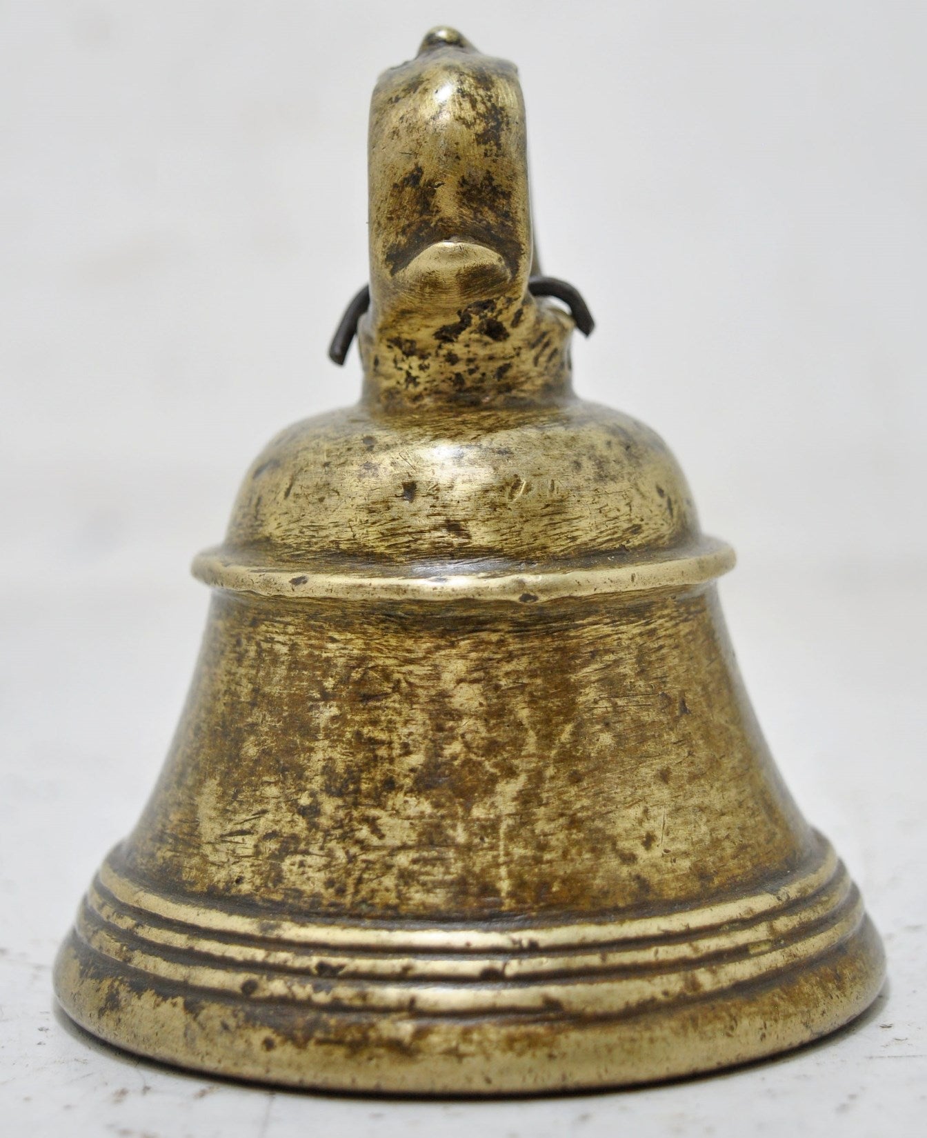 Antique Brass Animals Hanging Cow Bell Original Old Hand Crafted