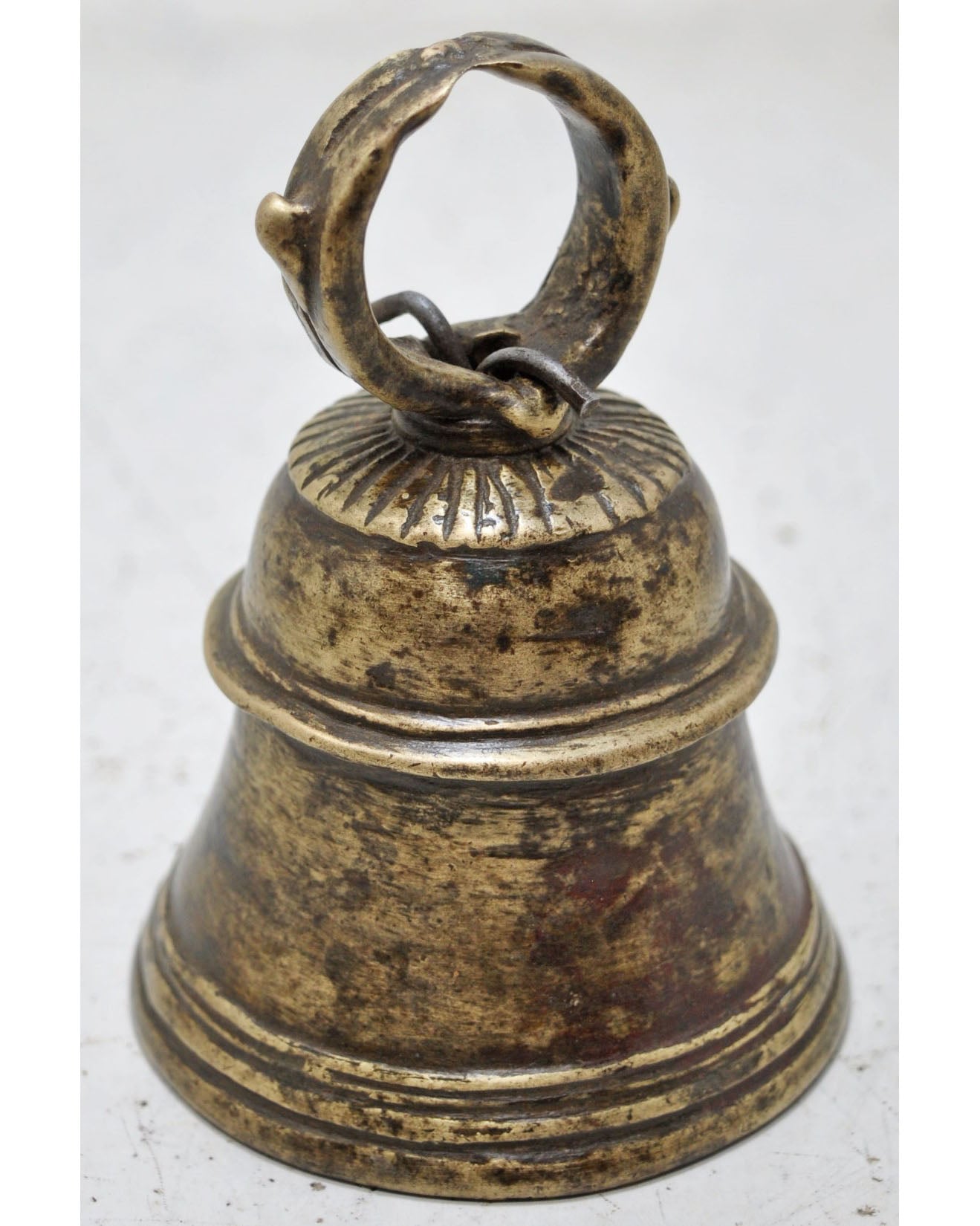 Antique Brass Animals Hanging Cow Bell Original Old Hand Crafted