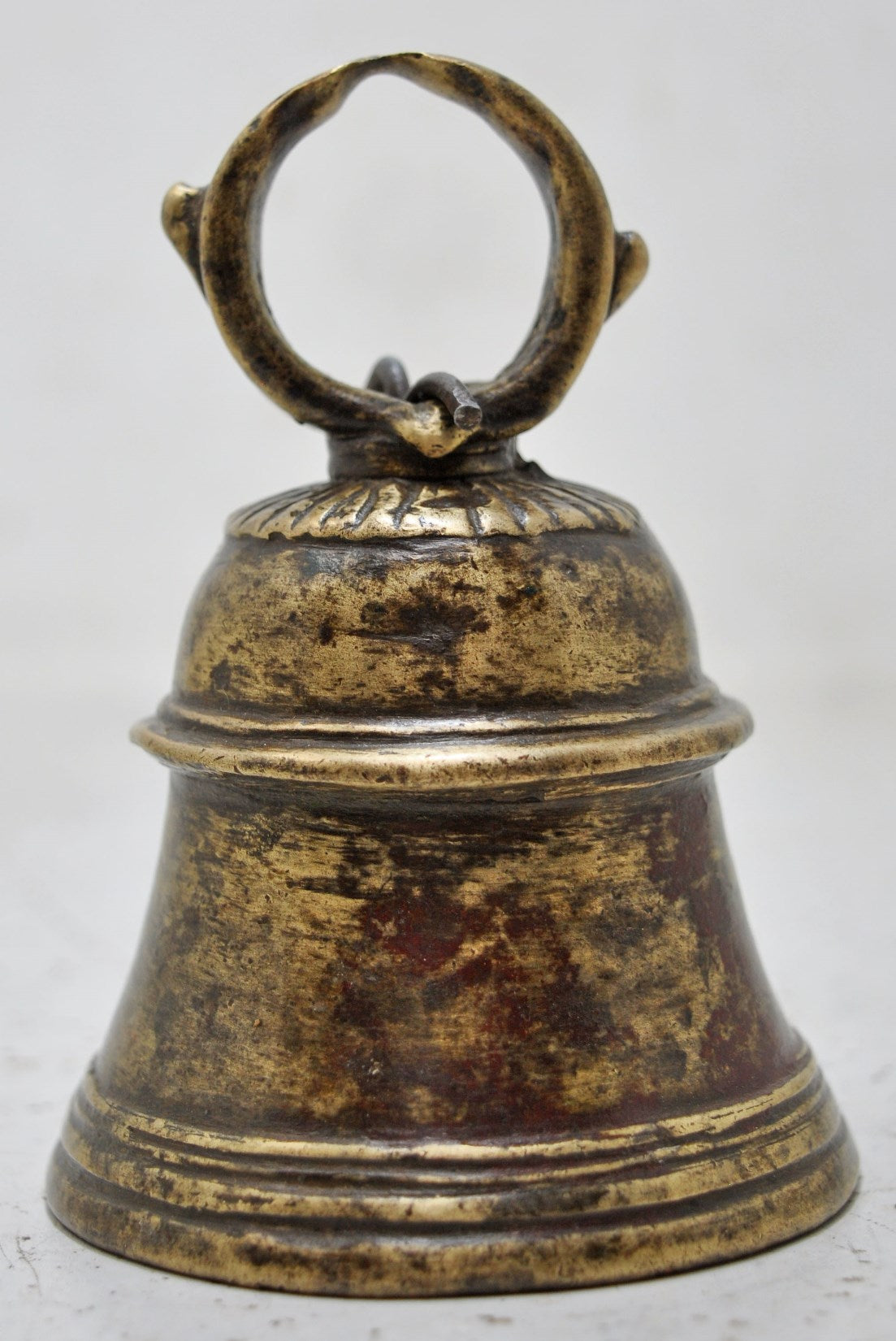 Antique Brass Animals Hanging Cow Bell Original Old Hand Crafted