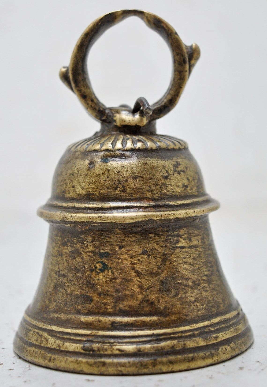 Antique Brass Animals Hanging Cow Bell Original Old Hand Crafted