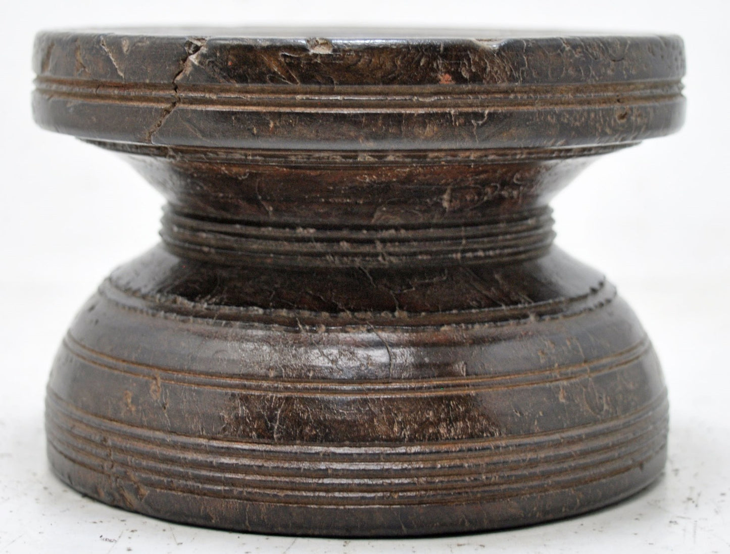 Antique Wooden Agricultural Seeder Bijni Original Old Hand Carved