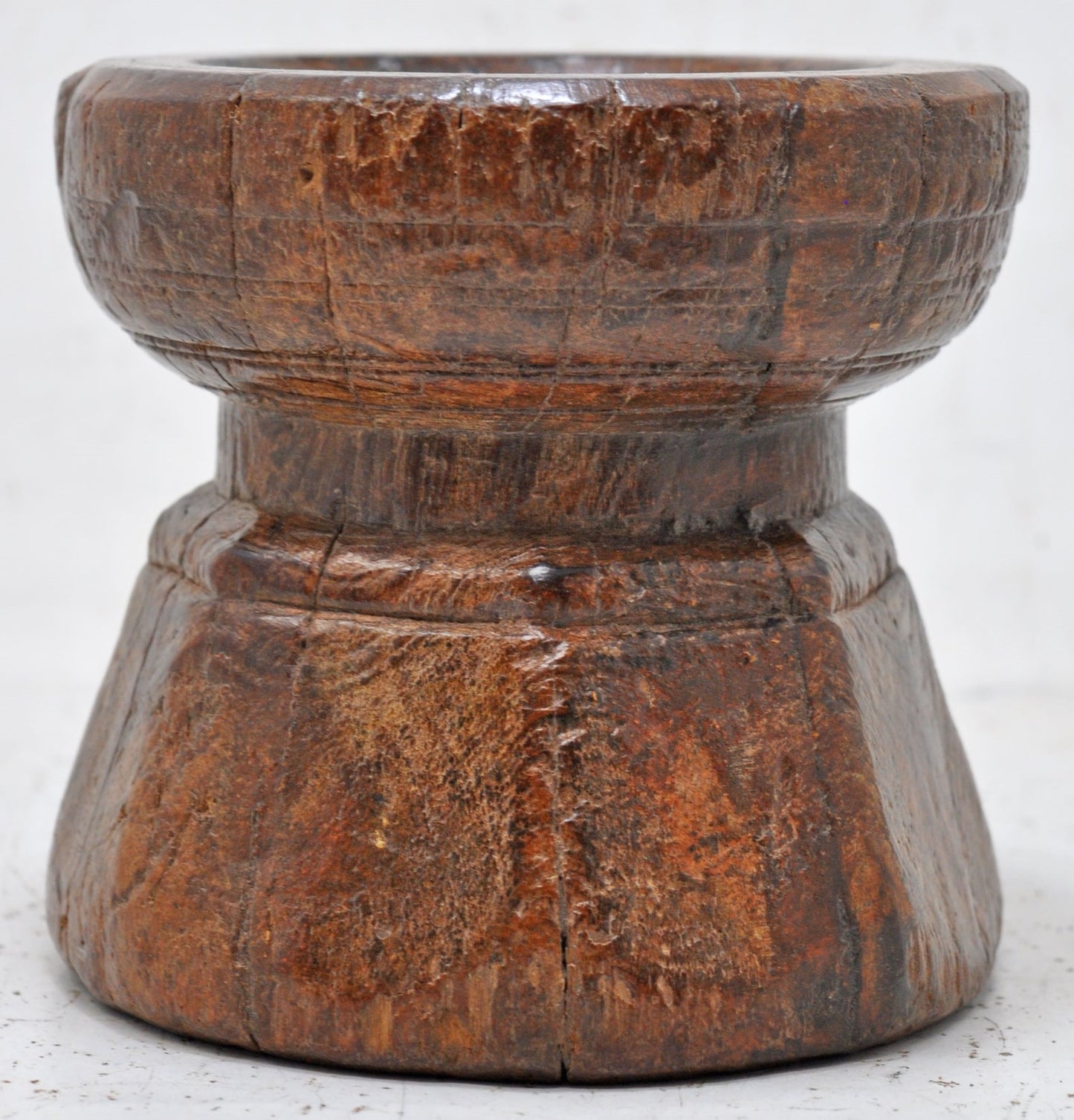 Antique Wooden Agricultural Seeder Bijni Original Old Hand Carved