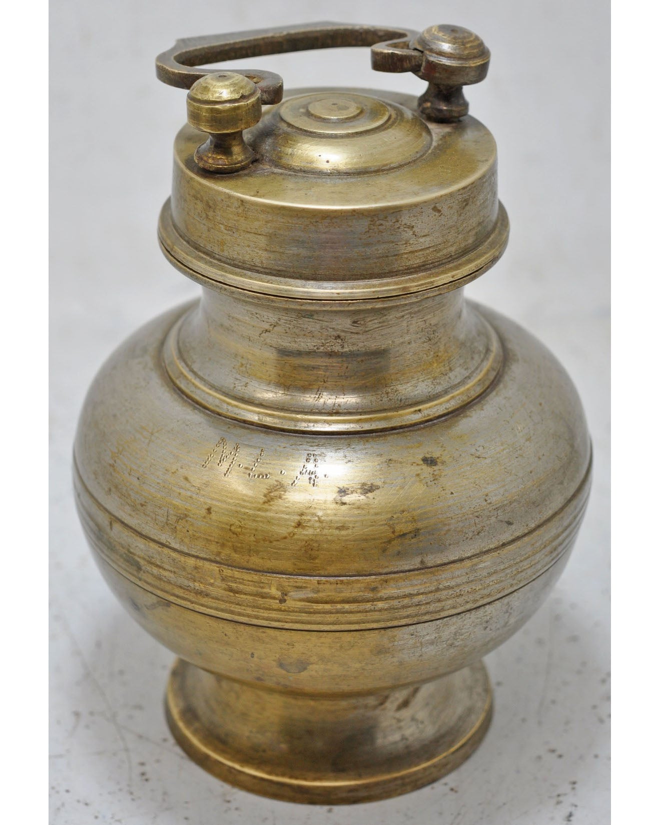 Antique Brass Kamandal Holy Mans Water Pot Original Old Hand Crafted