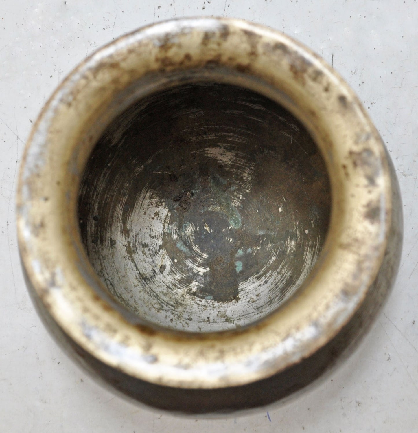 Antique Brass Water Drinking Lota Pot Original Old Hand Crafted Nickel Coated