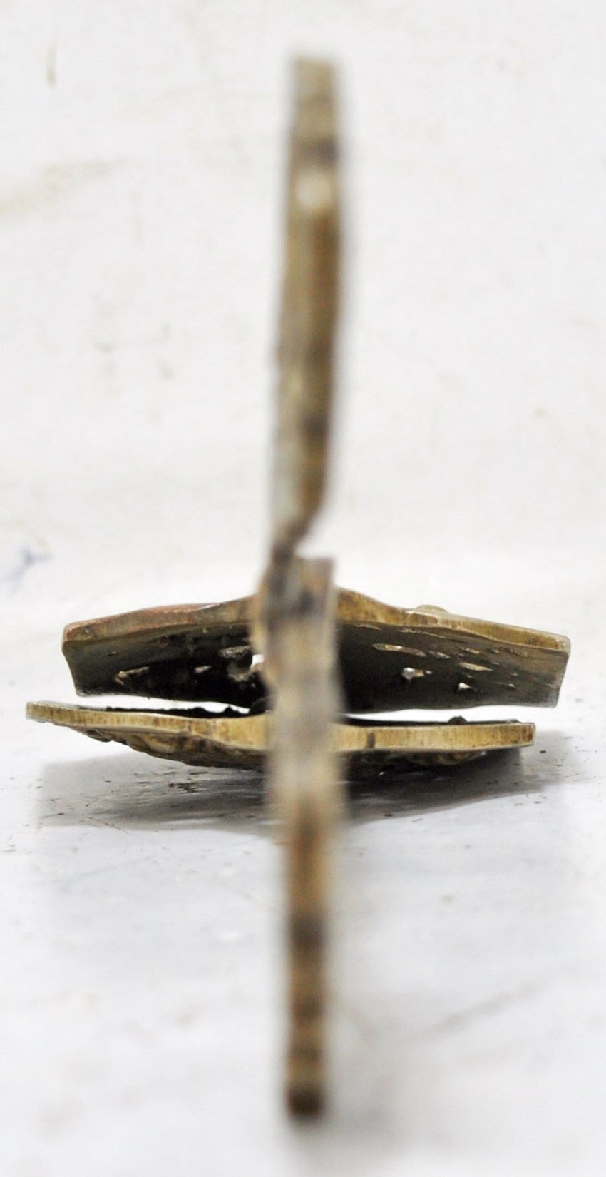 Antique Brass Jewellery Making Embossing Scissors Tool Original Old Hand Crafted Engraved