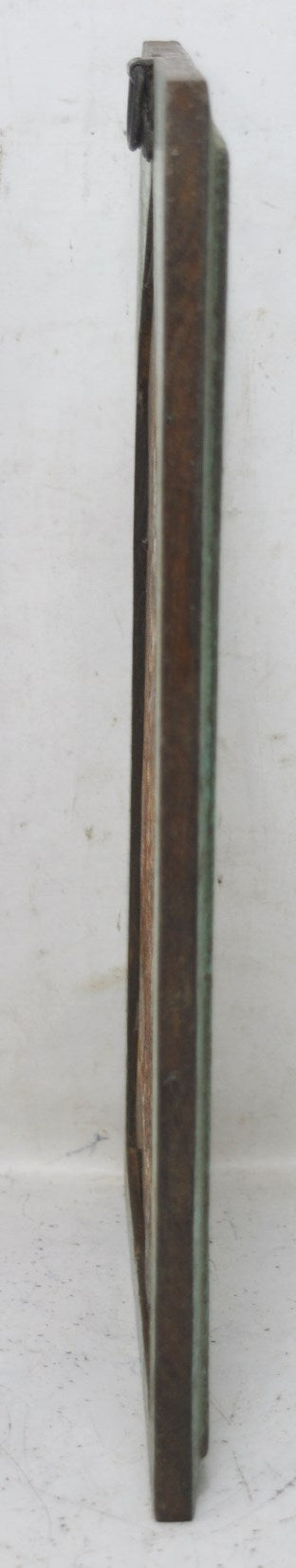 Salvage Reclaimed Wood Wall Décor Arch Shaped Mirror Frame Rustic Polychrome