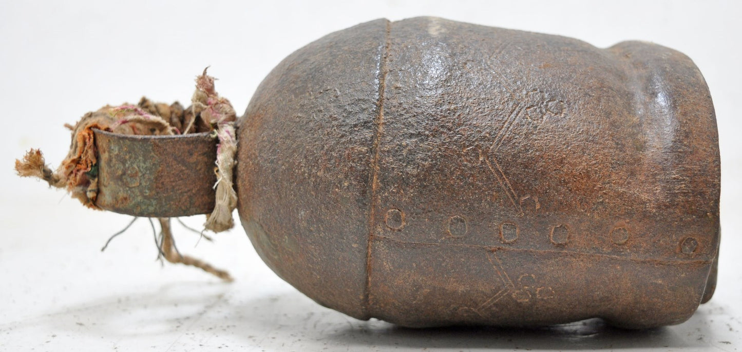 Antique Iron Animals Cow Bell Original Old Hand Crafted