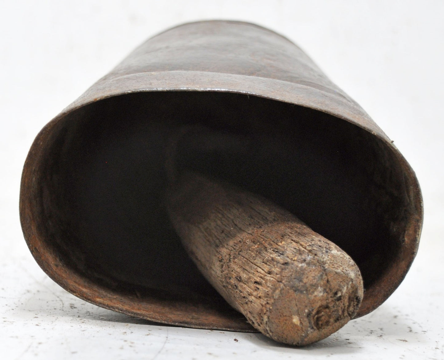 Antique Iron Animals Cow Bell Original Old Hand Crafted