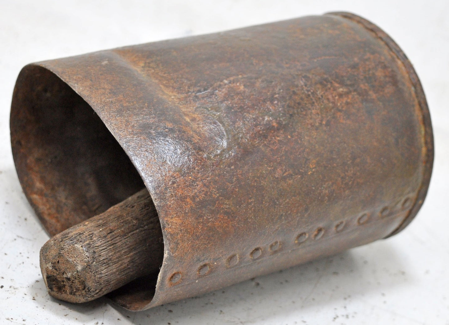 Antique Iron Animals Cow Bell Original Old Hand Crafted