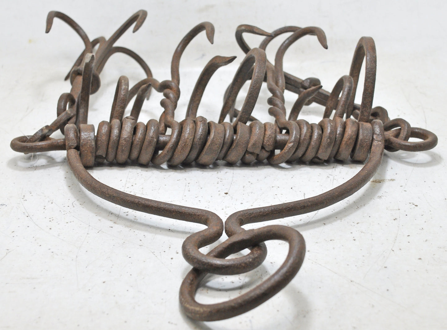 Antique Iron Well Water Bucket Fetching Hooks Original Old Hand Crafted