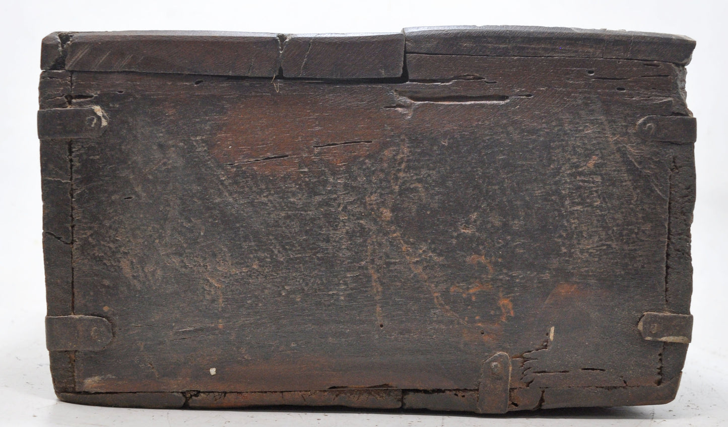 Antique Wooden Large Size Storage Chest Box Original Old Hand Crafted