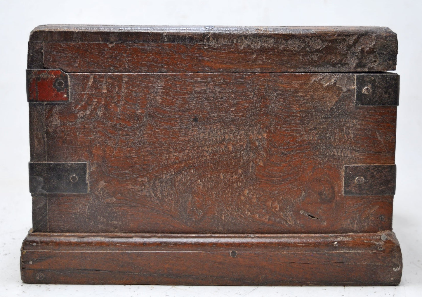 Antique Wooden Large Size Storage Chest Box Original Old Hand Crafted