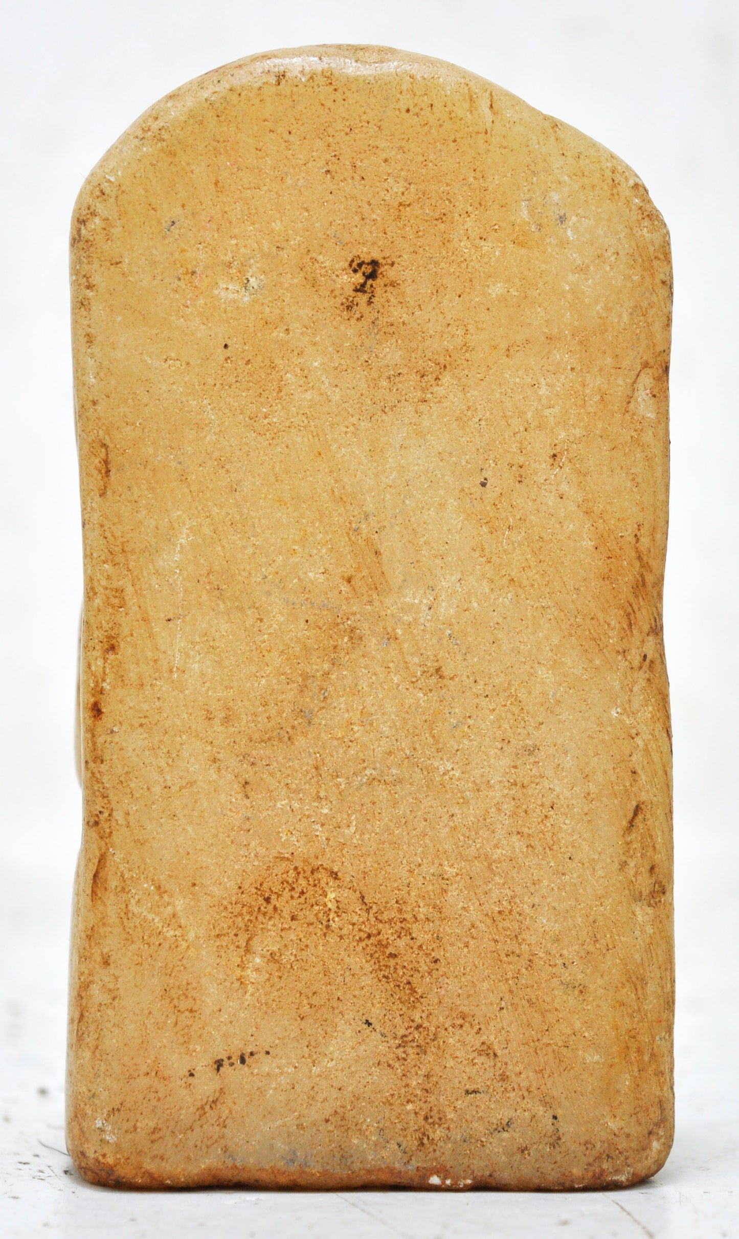 Antique White Marble God Ganesha Idol Figurine Original Old Fine Hand Carved