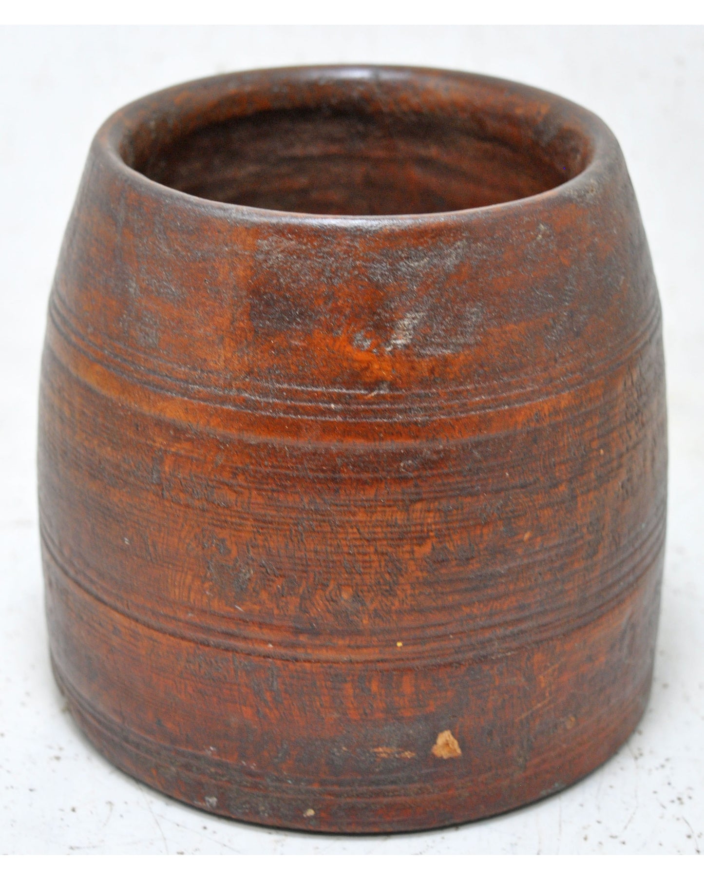 Antique Wooden Small Water Drinking Lota Pot Original Old Hand Carved
