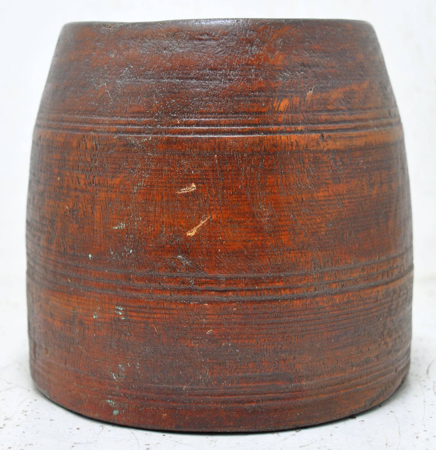 Antique Wooden Small Water Drinking Lota Pot Original Old Hand Carved
