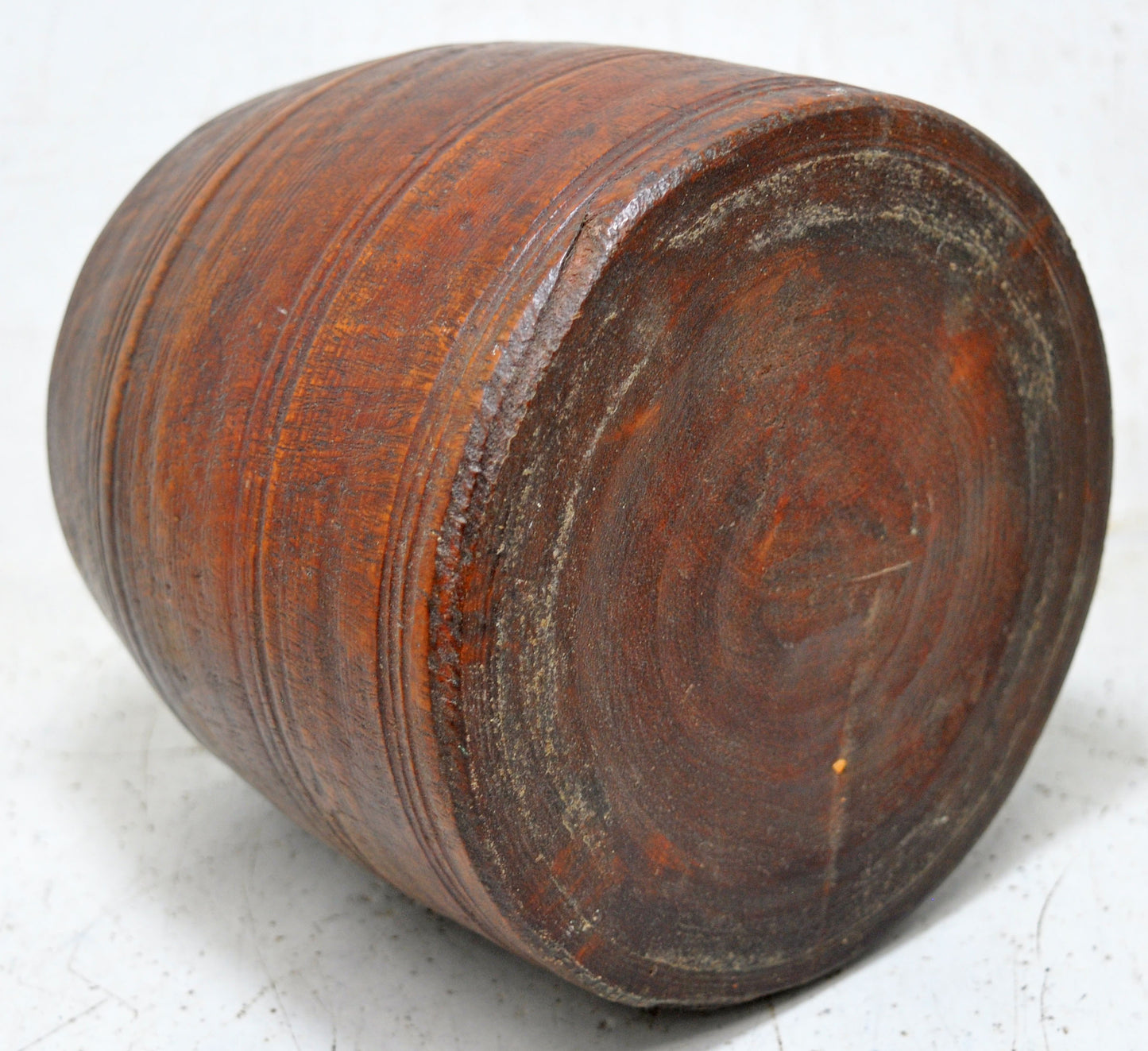 Antique Wooden Small Water Drinking Lota Pot Original Old Hand Carved