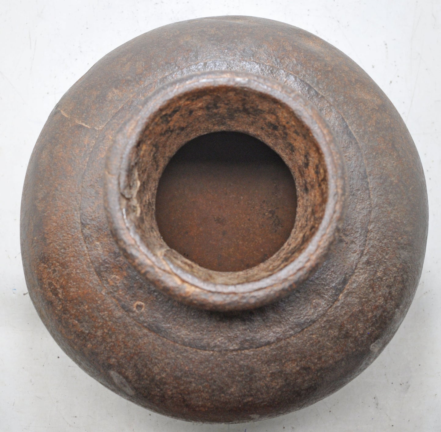 Antique Iron Round Kitchenware Water Matka Pot Original Old Hand Crafted