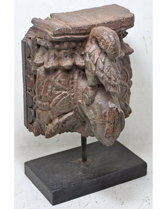 Antique Wooden Bird Carving Block Original Old Very Fine Carved