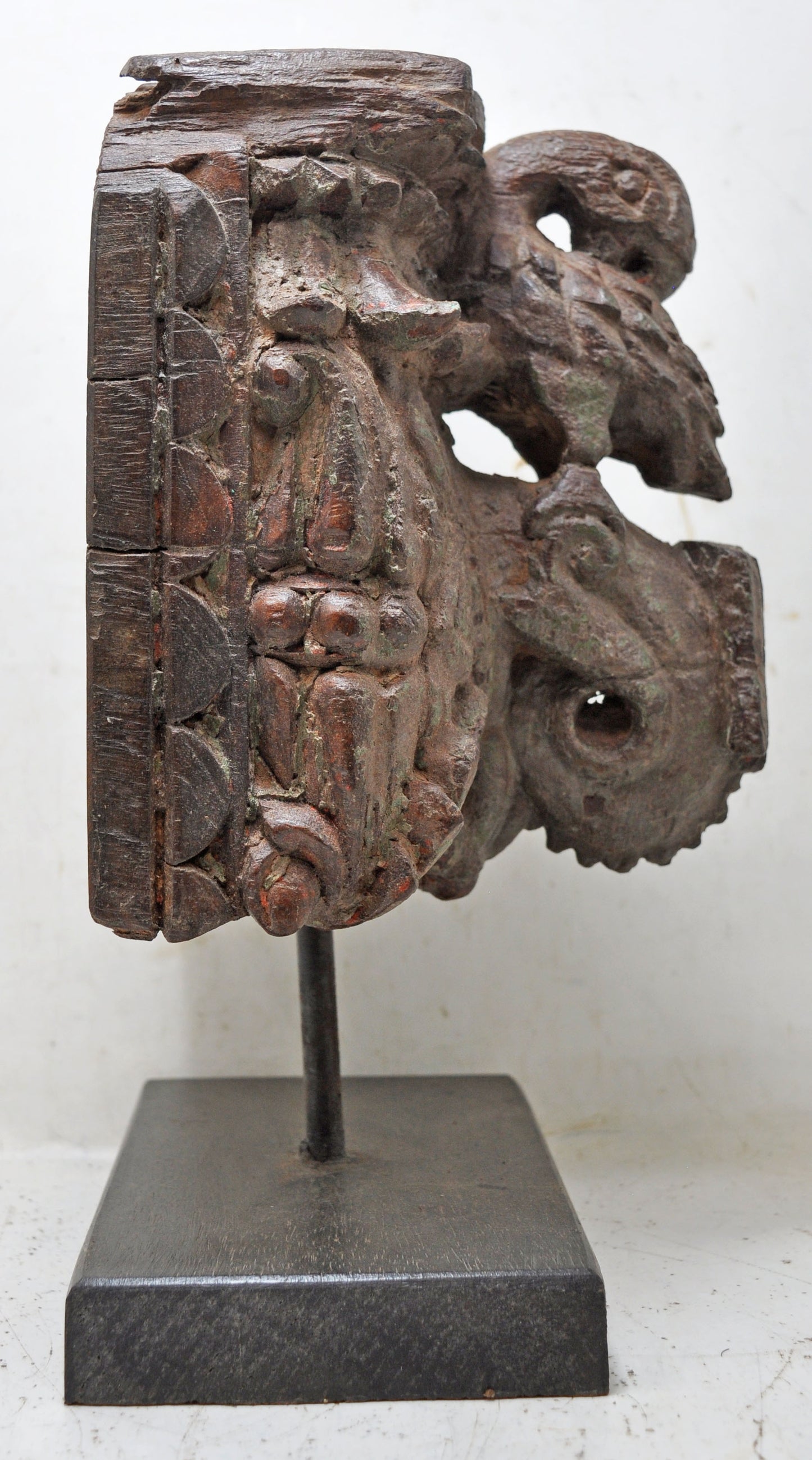 Antique Wooden Bird Carving Block Original Old Very Fine Carved