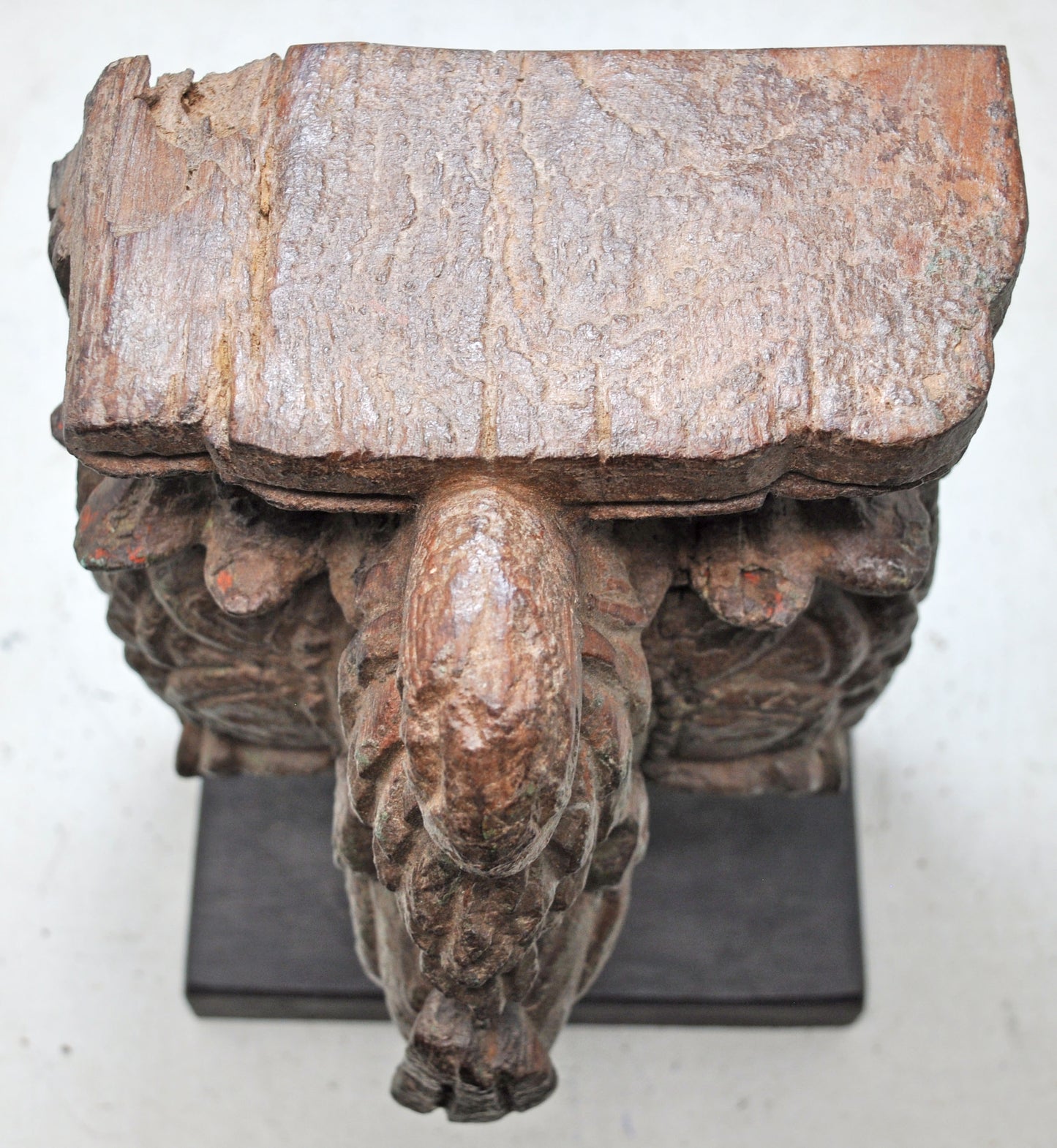 Antique Wooden Bird Carving Block Original Old Very Fine Carved