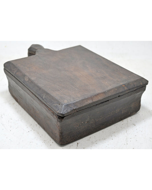 Antique Wooden Kitchenware Spice Box Original Old Hand Crafted Fine Interior