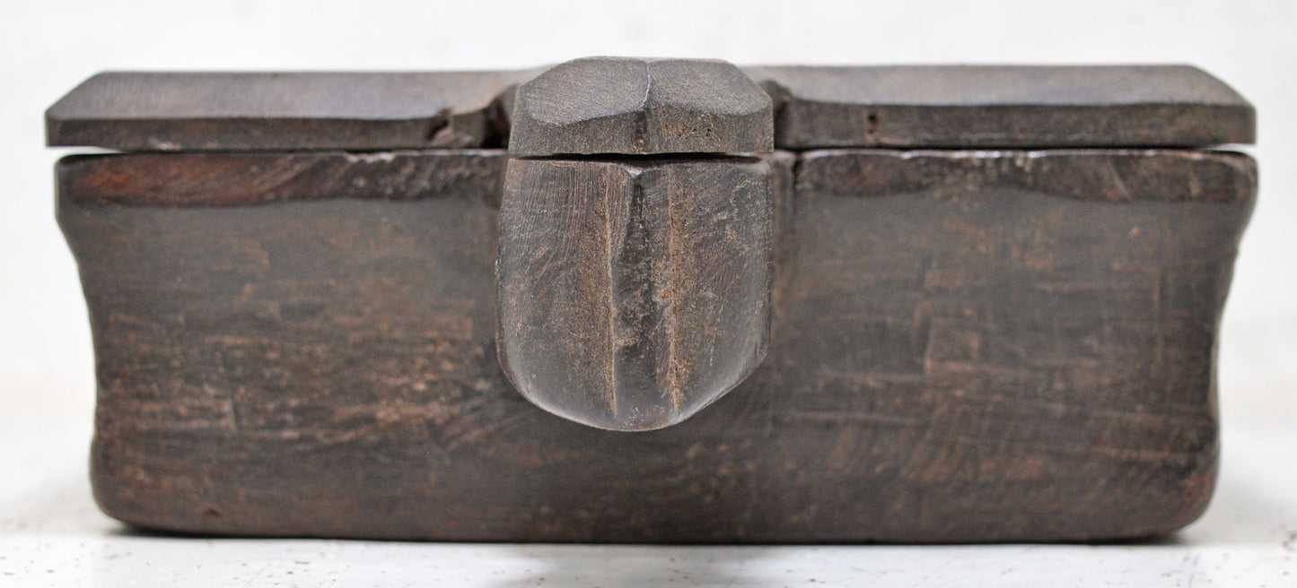 Antique Wooden Kitchenware Spice Box Original Old Hand Crafted Fine Interior