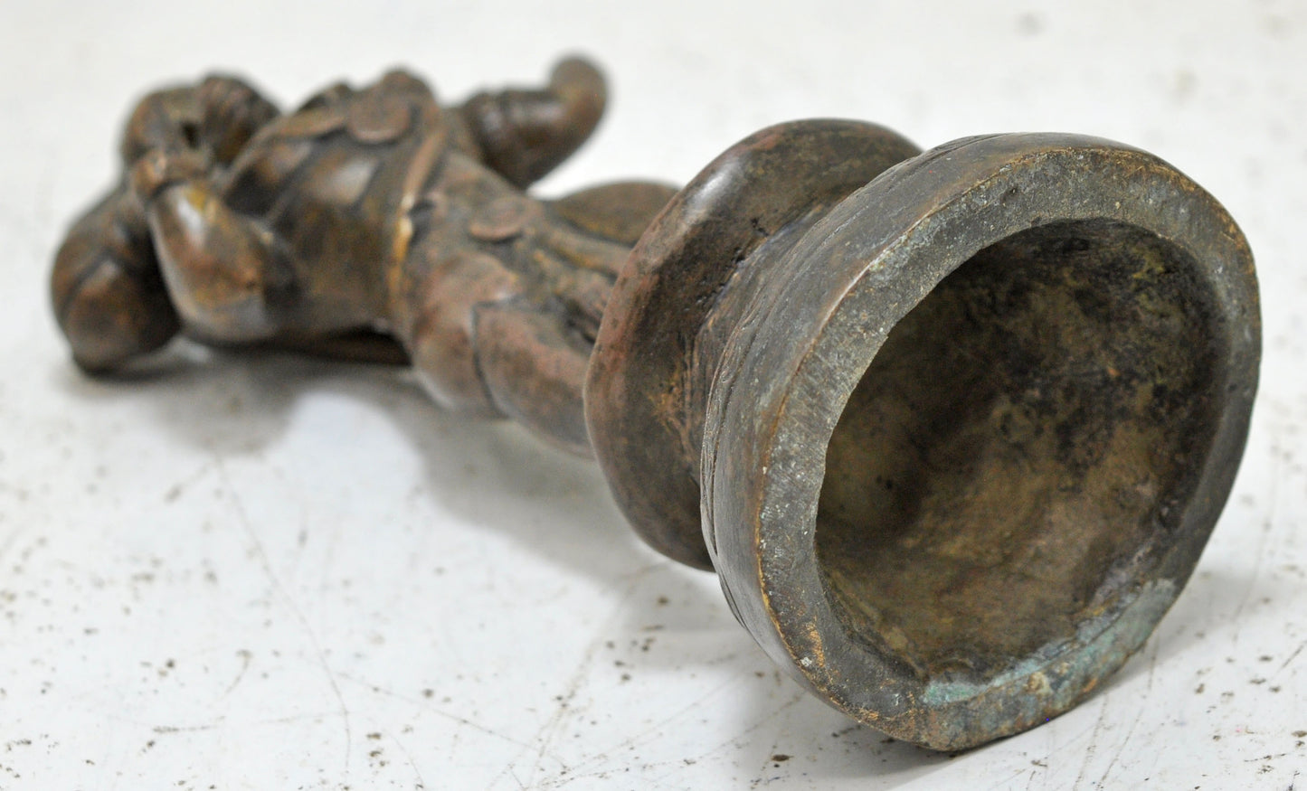 Antique Brass God Hanuman Idol Figurine Original Old Very Fine Hand Crafted Engraved