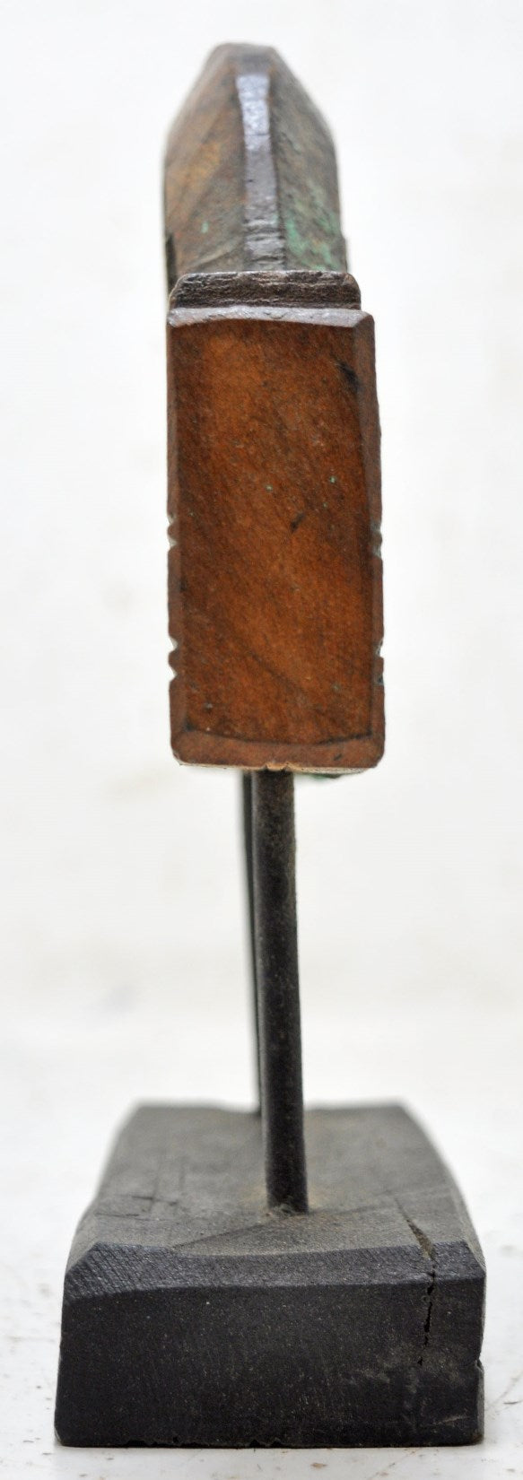 Antique Wooden Horse Head Bust Figurine Original Old Hand Carved