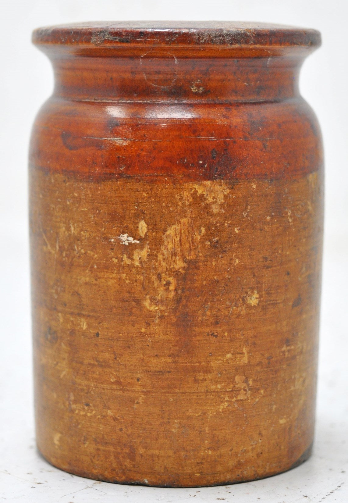 Antique Wooden Small Grain Measurement Paili Pot Original Old Hand Carved